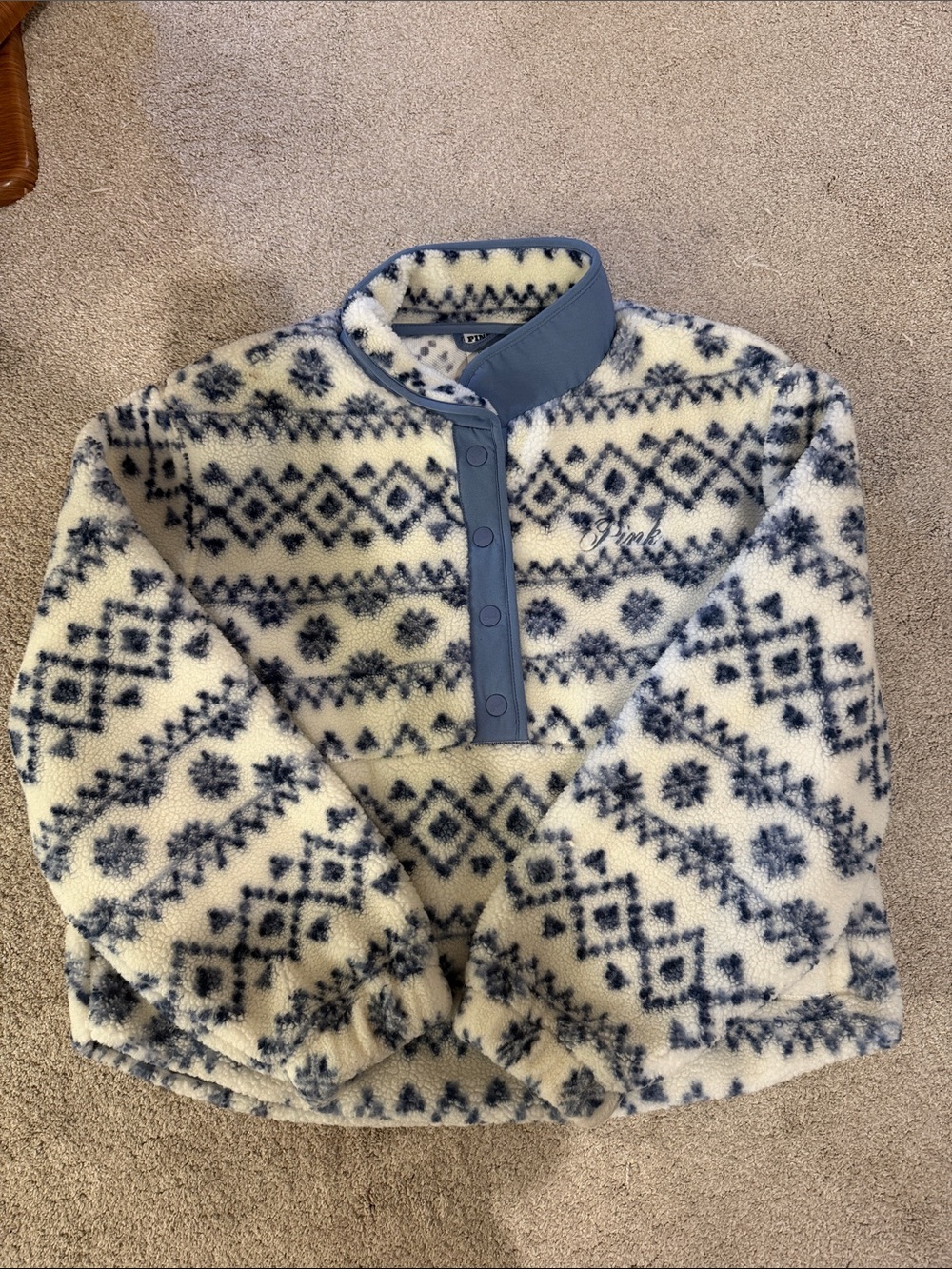PINK Sherpa Half Zip